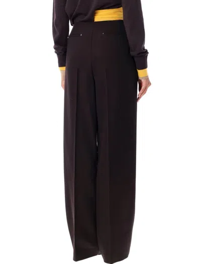 Fendi Grain De Poudre Wool Trousers