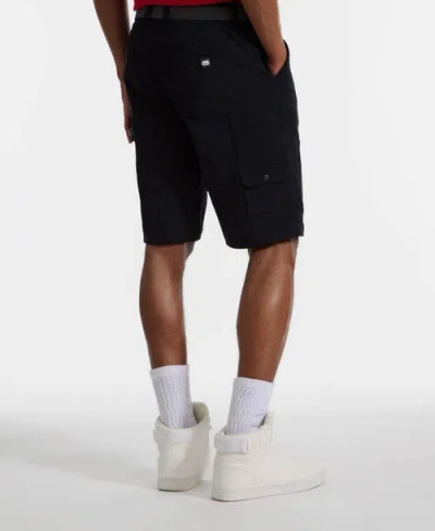 Ecko Unltd . Keep Tabs On Belted Cargo Short In Black