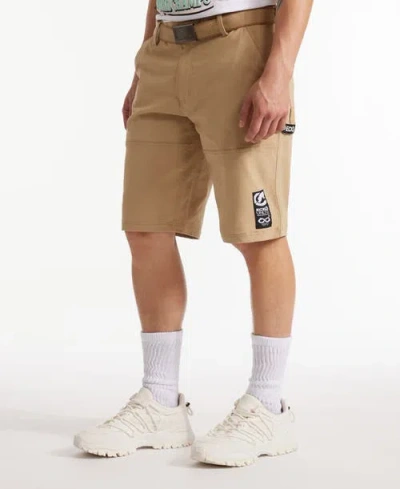 Ecko Unltd Keep Tabs On Belted Cargo Short