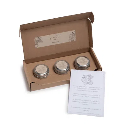 Je Mérite (i Deserve) White I Deserve Sanctuary, Forever, & Adventure 2 oz Travel Candle Discovery Set