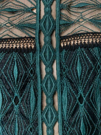Shop Jonathan Simkhai Embroidered Lace Midi Dress
