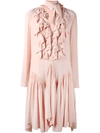 CHLOÉ RUFFLED NECK TIE DRESS,16HRO5516H00611673191