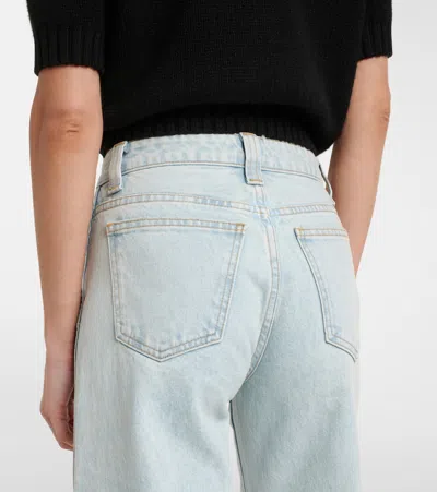 Khaite Dane Flared Jeans In Blue