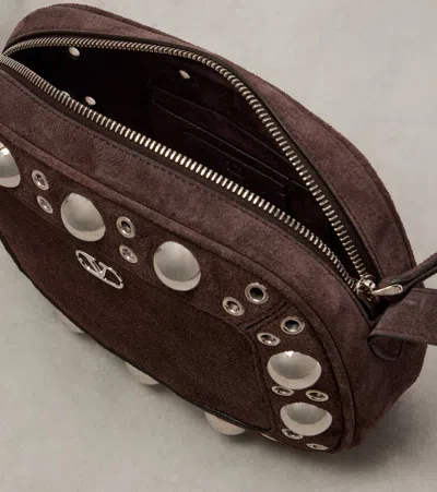 Valentino Garavani Nellcote Shoulder Bag In Brown