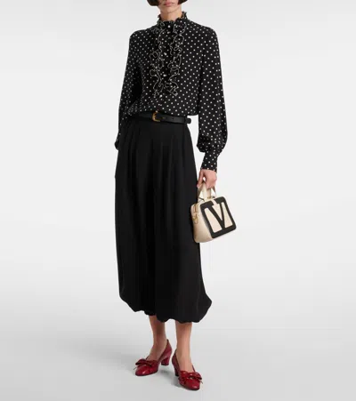 Valentino Bowow Leather Bow Pumps