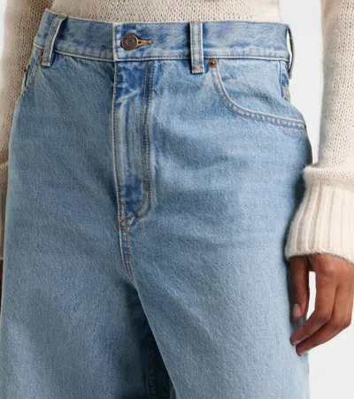 Chloé Chloe Women Denim Wide-leg Jeans In Blue