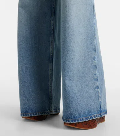 Chloé Chloe Women Denim Wide-leg Jeans In Blue