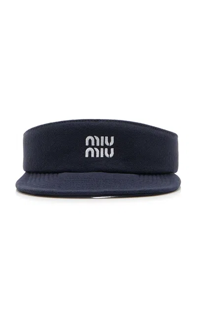 Miu Miu Washed Denim Bucket Hat