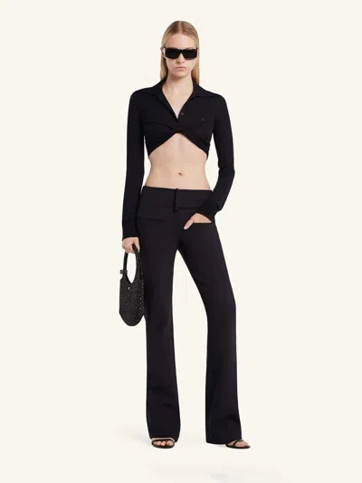 Courrèges Courregès Polo Twist Piqué Crop