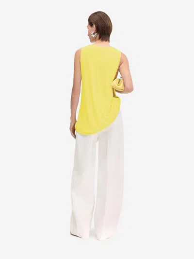 Jacquemus Draped Sleeveless Asymmetric Lightweight Top