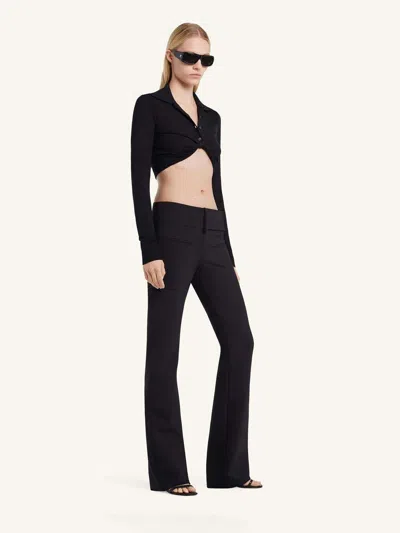 Courrèges Courregès Polo Twist Piqué Crop