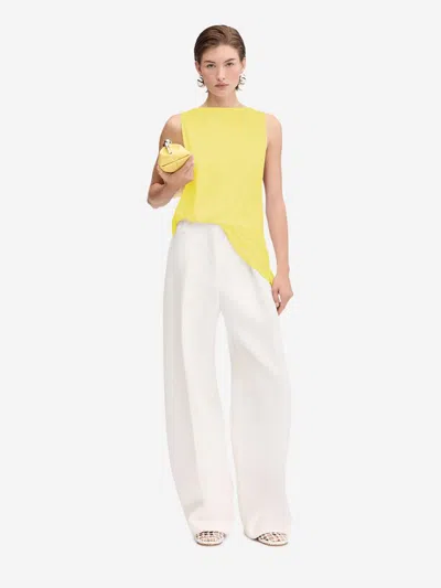Jacquemus Draped Sleeveless Asymmetric Lightweight Top
