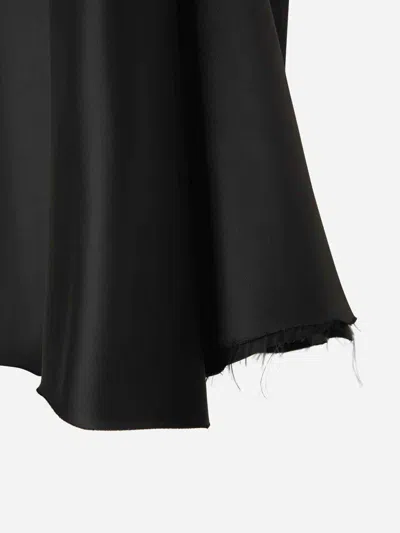 Balenciaga Draped Skirt In Black