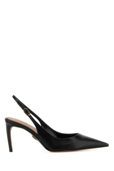 Dolce & Gabbana Polished Goatskin Slingbacks