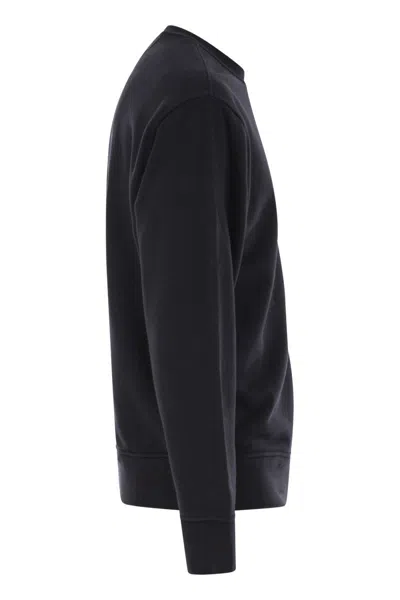C.p. Company C.p.company Cotton Crew-neck Sweatshirt In Black