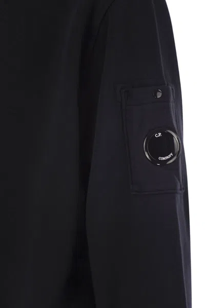C.p. Company C.p.company Cotton Crew-neck Sweatshirt In Black