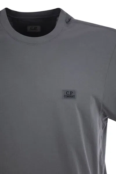 C.p. Company C.p.company Cotton T-shirt With Logo Patch