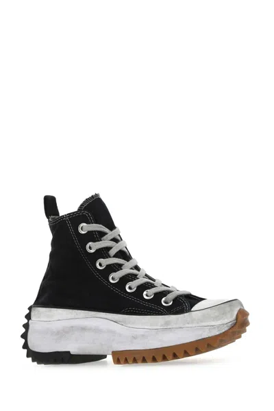 Converse Black Canvas Run Star Hike Sneakers