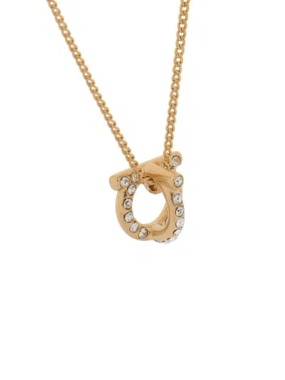 Ferragamo Women's Embellished Gancini Chainlinked Necklace