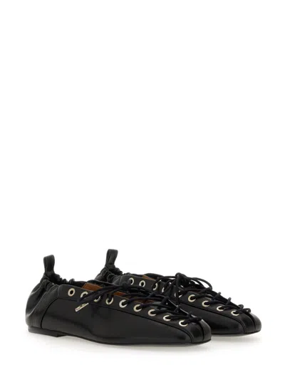 Ganni Women Oleatex Ballerina Flats