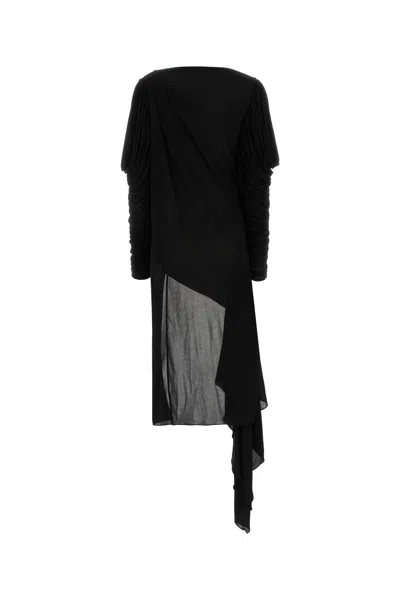 Gucci Asymmetric Crepe Mini Dress
