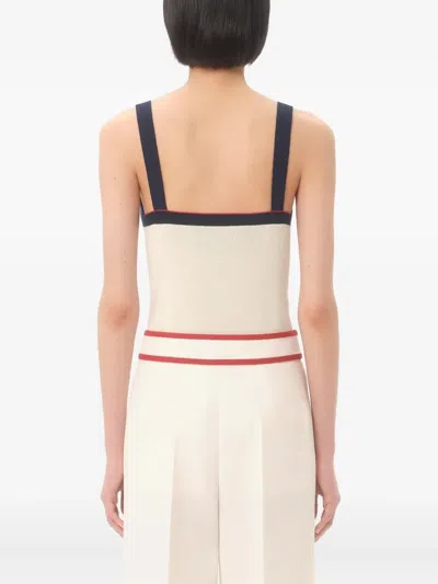 Valentino Wool Tops. In White