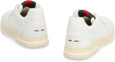 Gucci Reweb Sparrow Low-top Leather Sneakers