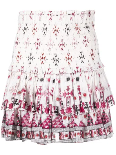 Isabel Marant Étoile Isabel Marant Etoile Ruffle-detailed Cotton Skirt.