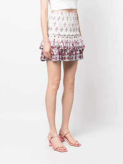 Isabel Marant Étoile Isabel Marant Etoile Ruffle-detailed Cotton Skirt.