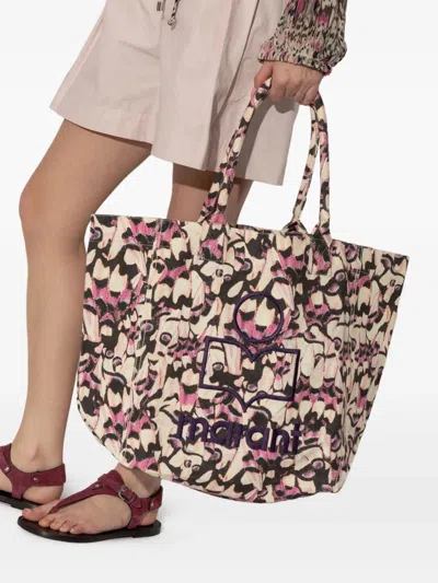 Isabel Marant Yenky Small Butterfly-print Canvas Tote Bag