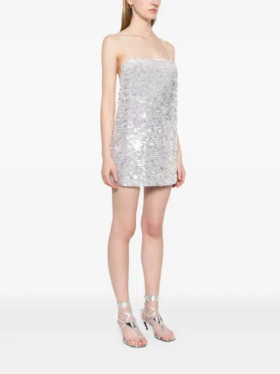 Retroféte Avanyah Embellished Knit Mini Dress In White