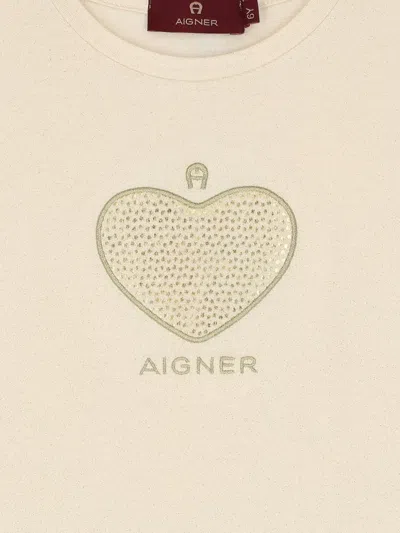 Aigner Heart-detail Short-sleeve Dress
