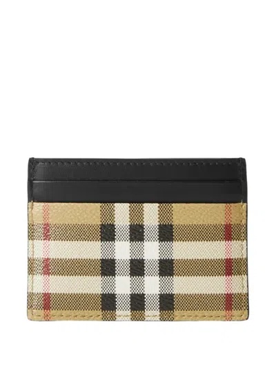 Burberry Check Cardholder In Multi