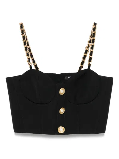 Balmain Plain Top With Chain Straps