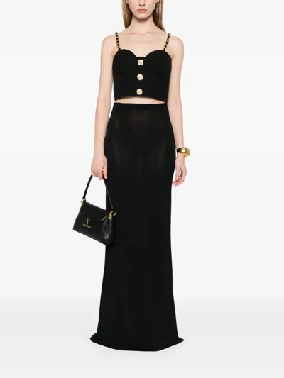 Balmain Plain Top With Chain Straps