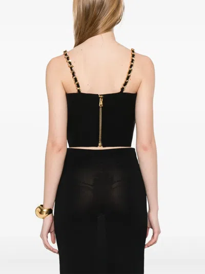 Balmain Plain Top With Chain Straps