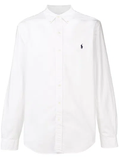 Polo Ralph Lauren Embroidered-logo Cotton Shirt