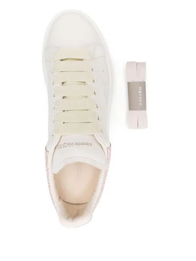 Shop Alexander Mcqueen Oversize Leather Sneakers