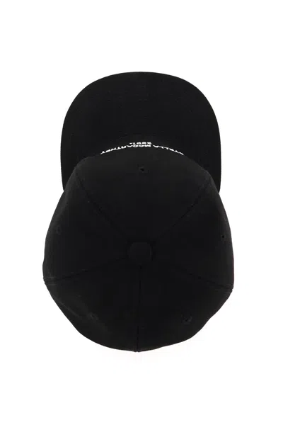 Stella Mccartney Stella Mc Cartney Black Velvet Baseball Cap
