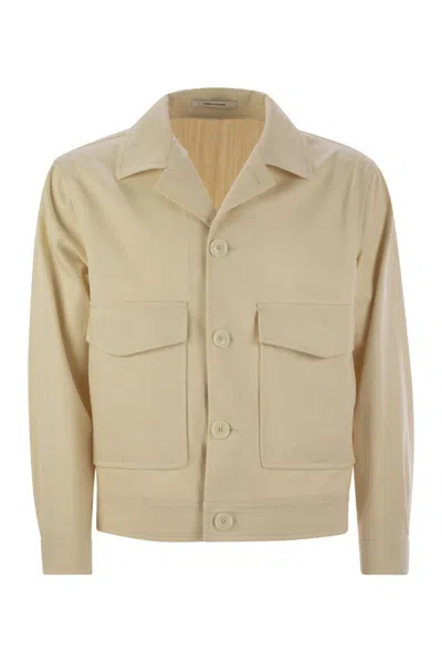 Tagliatore Men's Stretch Cotton Blend Jacket