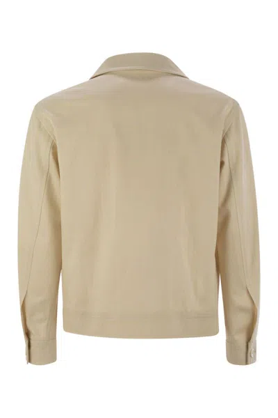 Tagliatore Men's Stretch Cotton Blend Jacket