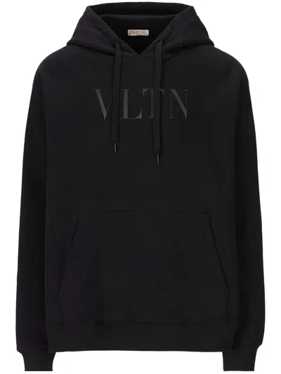 Valentino Black Cotton Sweatshirt