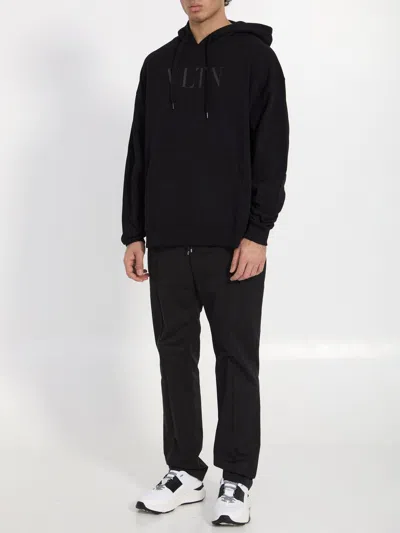 Valentino Black Cotton Sweatshirt