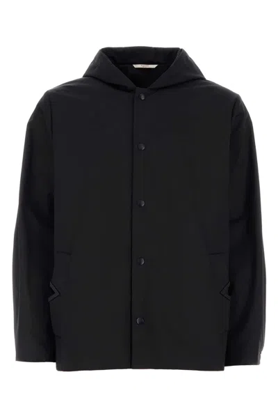 Valentino Garavani Black Stretch Polyester Jacket