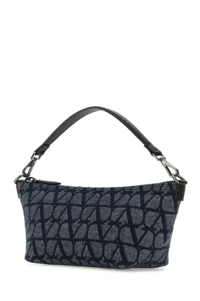Valentino Garavani Blue Toile Iconographe Handbag