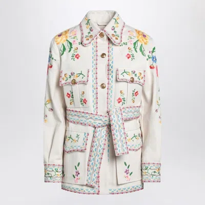 Valentino Embroidered Denim Jacket