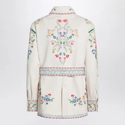 Valentino Embroidered Denim Jacket