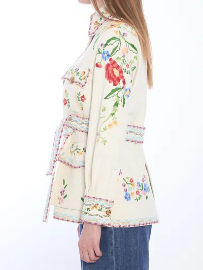 Valentino Embroidered Denim Jacket