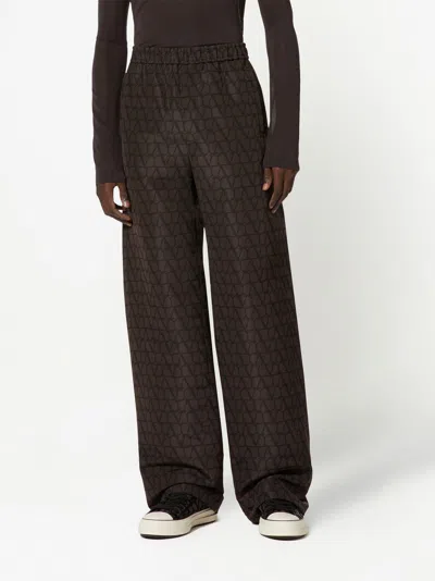 Valentino Garavani Toile Iconographe Wide-leg Pant