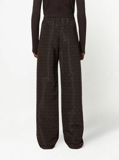 Valentino Garavani Toile Iconographe Wide-leg Pant